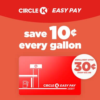 How to get an easy pay card circle k - In order to be eligible to use Circle K Easy Pay, you must be at least 18 years old and have a valid form of identification. You must also have a valid credit card or debit card. Fees. Circle K Easy Pay has no fees associated with the service. However, you may be charged a fee by your bank or credit card company for certain types of transactions.